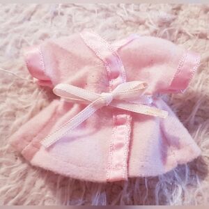 Small Pink Doll Bath Robe Vintage